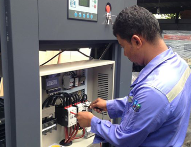 ผลงานซ่อมปั๊มลมของเรา